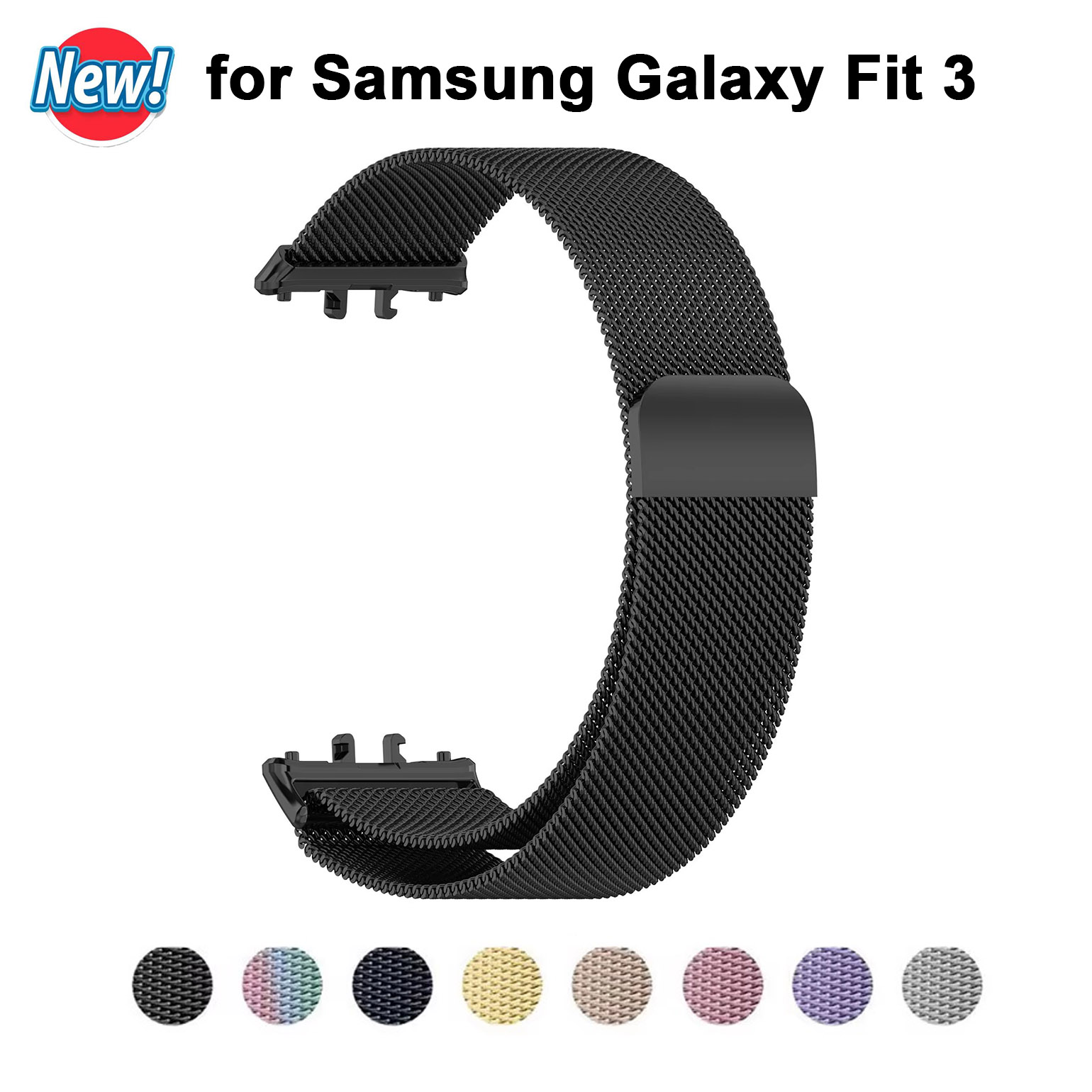 Milanese Loop Magnetic - Milanese Loop Armband für Samsung Galaxy