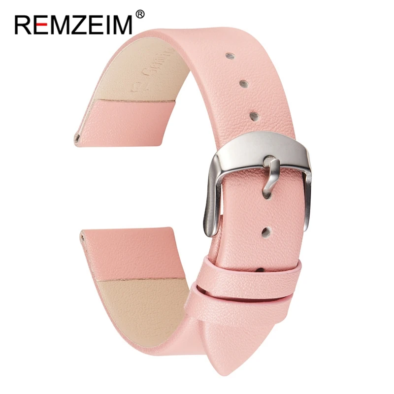 Suede Strap Watch - REMZEIM Weiches, ultradünnes Kalbsleder-Uhrenarmband für Damen,