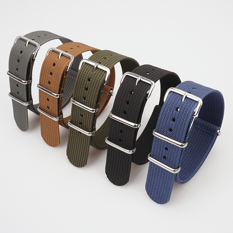 Nato Strap Nylon - Geripptes Nylonarmband für Seiko Military Ballistic