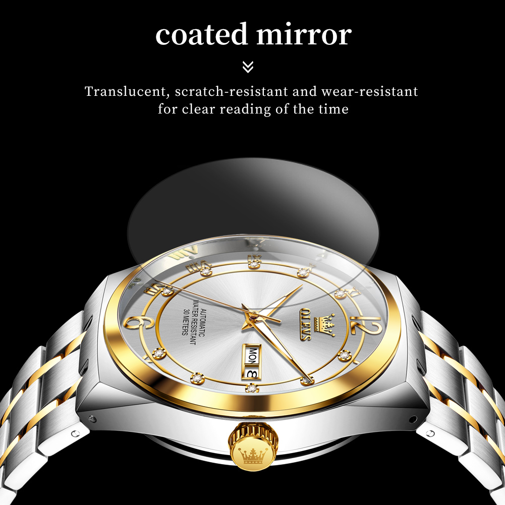 OLEVS Herrenuhr Mechanische Uh – Rolex Watch Datejust Bewertung und Preis
