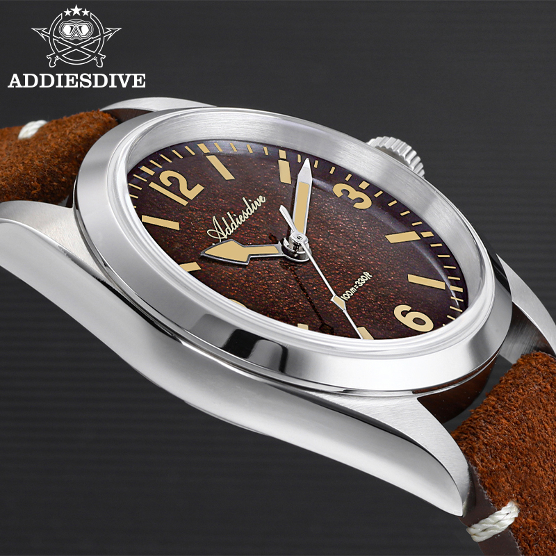 ADDIESDIVE 36 mm 200 m wasserd – Suede Strap Watch Bewertung und Preis
