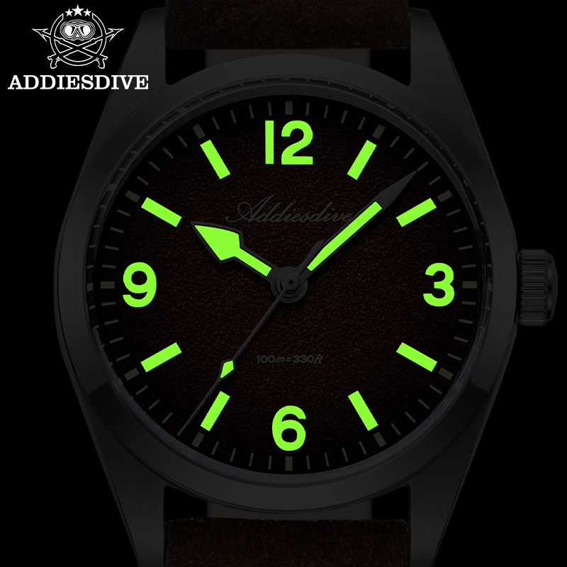 ADDIESDIVE 36 mm 200 m wasserd – Suede Strap Watch Bewertung und Preis
