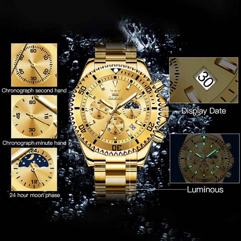 OLEVS 2870 Herrenuhr Top-Marke – Rolex Watch Datejust Bewertung und Preis