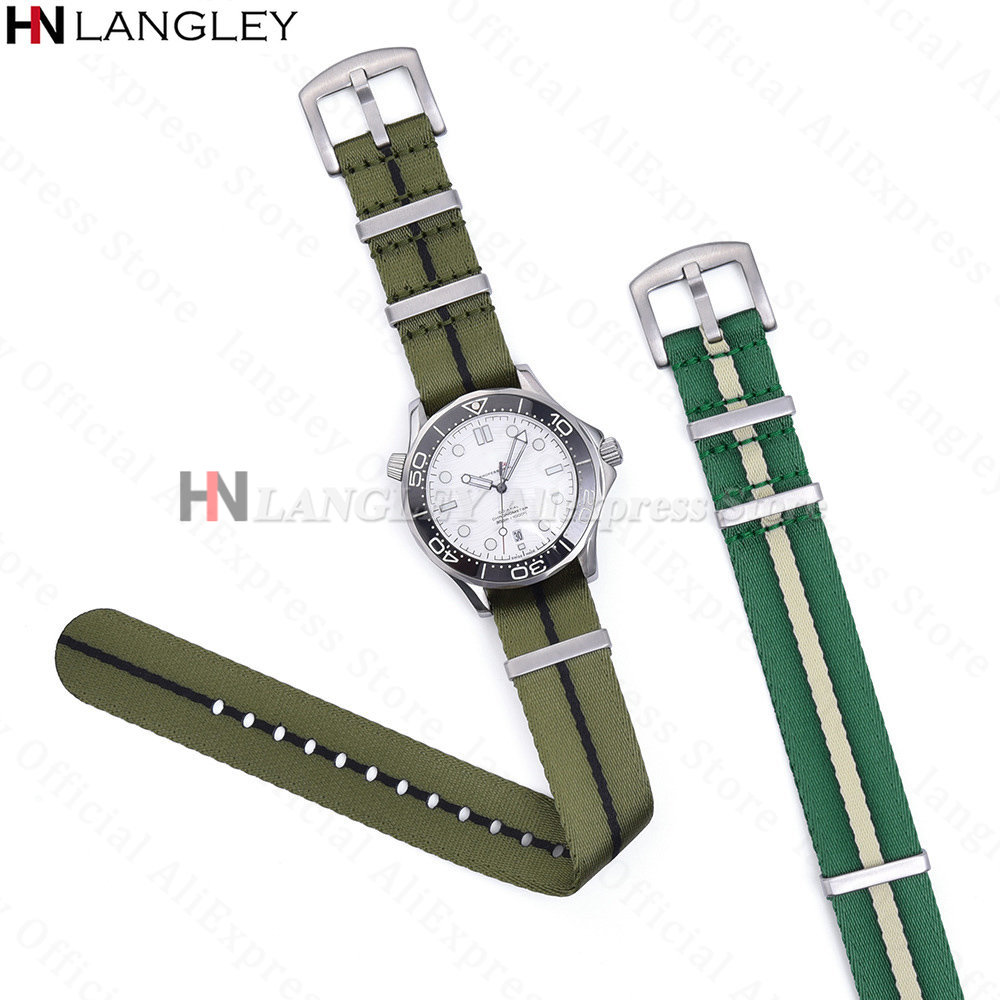 Nylonarmband 18 mm 20 mm 22 mm – Omega Watch Seamaster Bewertung und Preis